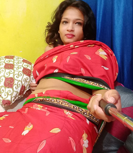 Sexy Sarika In Red Sari