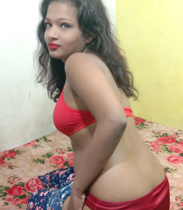 Sarika In Hot Red Lingerie